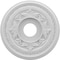 Ekena Millwork Baltimore Thermoformed PVC Ceiling Medallion (Fits Canopies up to 6 1/2"), 16"OD x 3 1/2"ID x 1"P CMP16BA - alternate 1